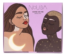Nouba Набор для макияжа Shine On Me Nude (тушь д/ресниц Cil Prodige 9мл + жидкая помада д/губ Millebaci No16 6мл + хайлайтер Highlighter 30мл)