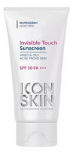 ICON SKIN Солнцезащитный крем-флюид для лица Re:Program Invisible Touch Sunscreen SPF30 PA+++ 50мл