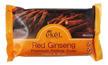 Ekel Пилинг-мыло с экстрактом красного женьшеня Red Ginseng Premium Pelling Soap 150г