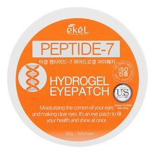 Ekel Гидрогелевые патчи для области вокруг глаз с пептидами Peptide-7 Hydrogel Eye Patch 60шт
