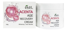 Ekel Антивозрастной крем для лица с экстрактом плаценты Placenta Age Recovery Cream 100г
