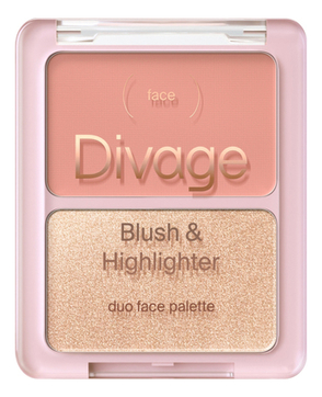 Палетка для лица Blush & Highlighter Duo Face Palette