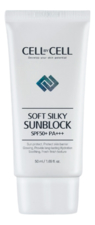 CELL by CELL Солнцезащитный крем для лица Soft Silky Sunblock SPF50+ PA+++ 50мл