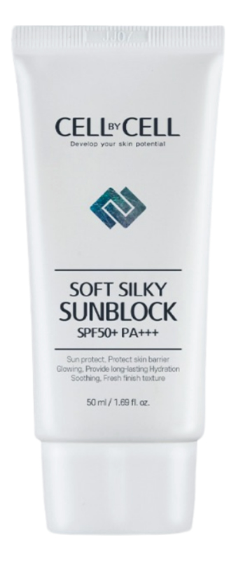 Солнцезащитный крем для лица Soft Silky Sunblock SPF50+ PA+++ 50мл
