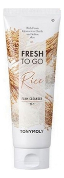 Пенка для умывания с экстрактом рисовых отрубей Fresh To Go Rice Foam Cleanser 170мл