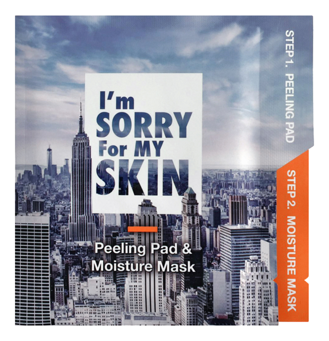 Набор для эксфолиации и увлажнения кожи лица Peeling Pad & Moisture Mask (пэд 7г + маска 15мл)