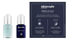 Skincode Набор для лица Возрождение кожи Prestige 2*15мл (дневная ампула Day HA+++ + ночная ампула Night 10% VIT-C+++)