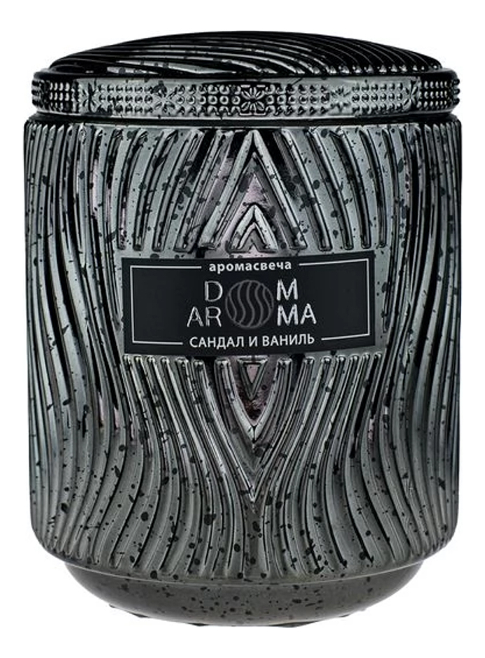 Ароматическая свеча Сандал и Ваниль: свеча 420г (деревянный фитиль)