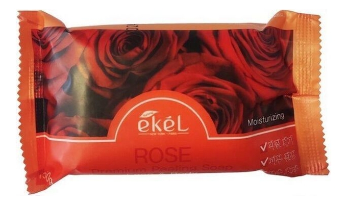 цена Отшелушивающее мыло для лица и тела с экстрактом розы Rose Premium Pelling Soap 150г