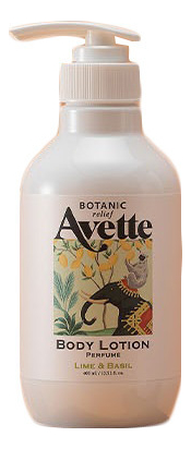 Парфюмерный лосьон для тела c ароматом лайма и базилика Avette Botanic Relief Body Lotion Lime & Basil 400мл