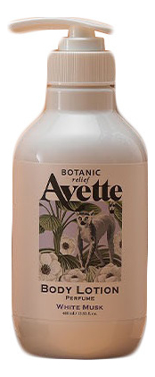 Парфюмерный лосьон c ароматом белого мускуса Avette Botanic Relief Body Lotion White Musk 400мл