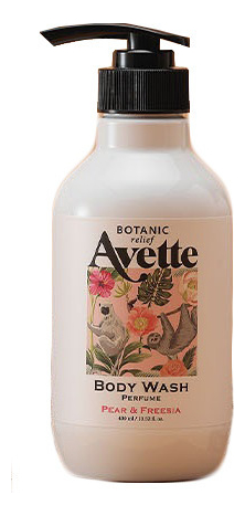 цена Парфюмерный гель для душа c ароматом груши и цветка фрезии Avette Botanic Relief Pear & Freesia 400мл