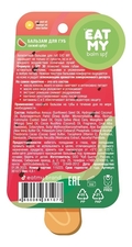 EAT MY brand Бальзам для губ Свежий арбуз Fresh Watermelon SPF30 4,8г