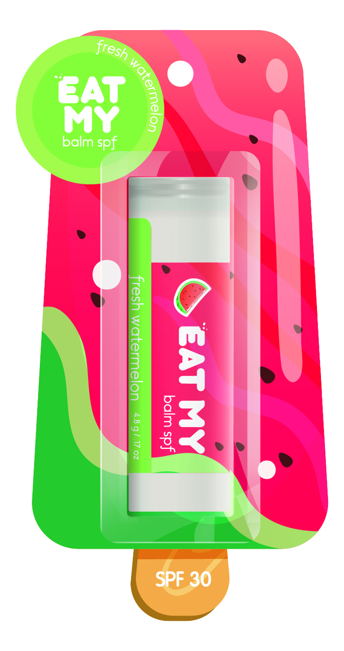 Бальзам для губ Свежий арбуз Fresh Watermelon SPF30 4,8г