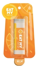 EAT MY brand Бальзам для губ Солнечный апельсин Sunny Orange SPF30 4,8г