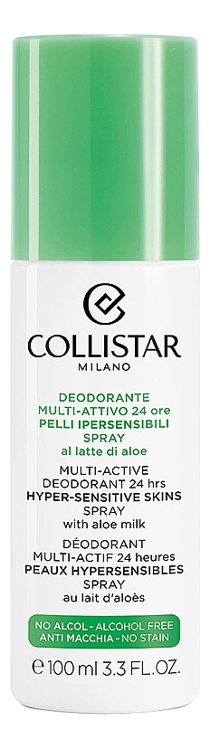 Collistar дезодорант-спрей для тела deodorante multi-attivo 24 ore ...
