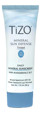 TIZO Солнцезащитный тонирующий крем для лица Mineral Sun Defense Tinted SPF50 50г