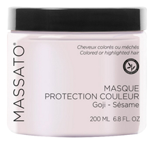Massato Маска для защиты пигмента окрашенных волос Masque Protection Couleur 200мл
