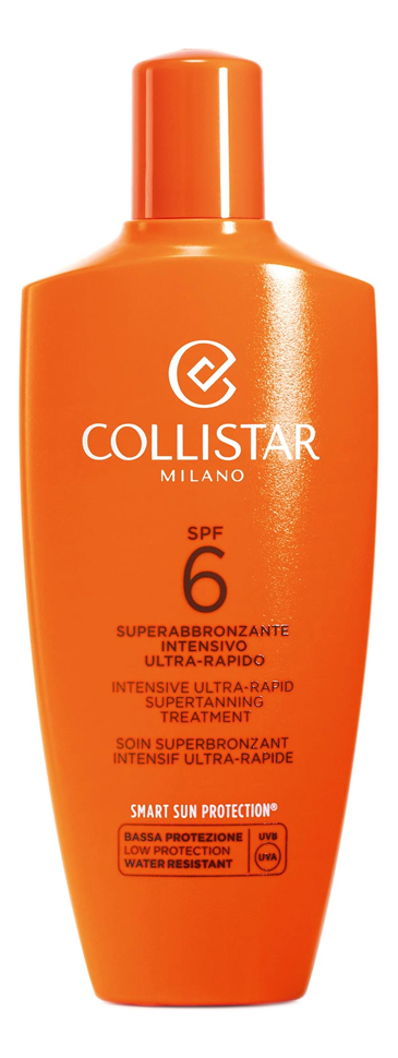 

Водостойкий лосьон для загара Superabbronzante Intensivo Ultrarapido SPF6 200мл