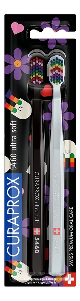 Набор зубных щеток Duo Design Challenge Ultra Soft 5460 0,10мм 2шт