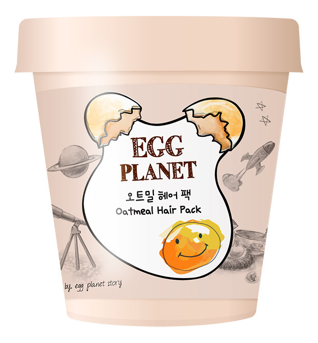 Маска для волос с экстрактом овсяных хлопьев Egg Planet Oatmeal Hair Pack 200мл