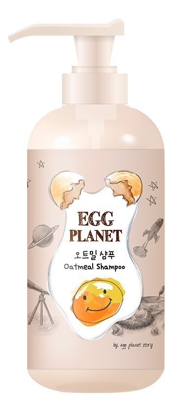 Шампунь для волос с экстрактом овсяных хлопьев Egg Planet Oatmeal Shampoo 280мл