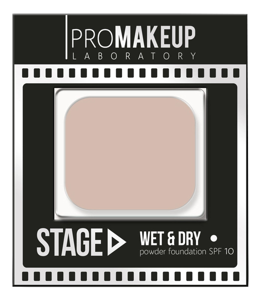 Пудра для лица 2 в 1 Stage Wet & Dry SPF 10 10г: S11 Фарфоровый/холодный