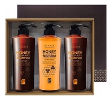 Doori Cosmetics Набор для волос с пчелиным маточным молочком Honey Therapy (шампунь 2*400мл + маска-кондиционер 400мл)