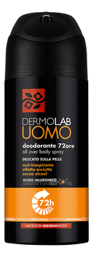 Дезодорант для тела Dermolab Uomo Deodorante 72ore 150мл