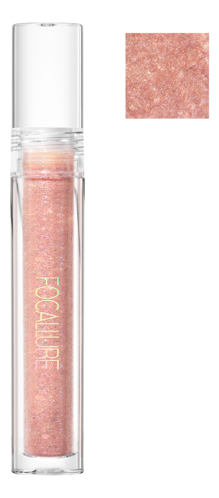 Жидкие тени для век с глиттером Glittering Liquid Eyeshadow 1,5г: G02 Rose Gold