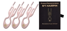Fiona Franchimon Шпильки для волос No1 Hairpin 3шт (пудрово-розового цвета)
