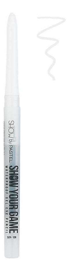 Гелевый карандаш для глаз Show Your Game Waterproof Gel Eye Pencil 0,28г: 405 Белый