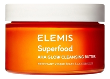 Elemis Очищающее масло для лица с энзимами тыквы Superfood AHA Glow Cleansing Butter 90мл