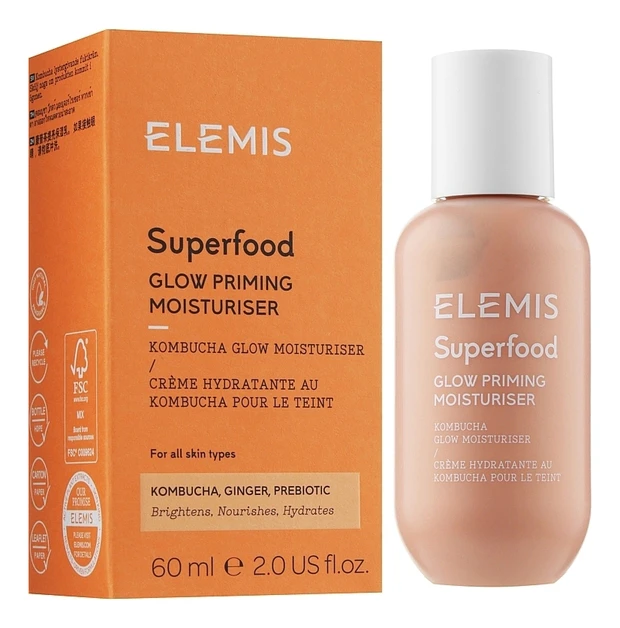 Elemis glow priming. Элемис суперфуд праймер. Elemis Superfood Glow priming Moisturizer. Elemis увлажняющий крем для лица с эффектом праймера суперфуд. Elemis Superfood Glow priming Moisturizer отзывы
