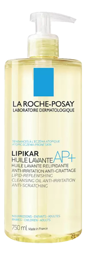 Очищающее масло для душа Lipikar Cleansing Oil AP+: Масло 750мл