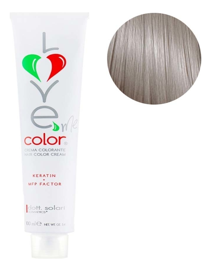 цена Крем-краска для волос Love Me Color Cream 100мл: 8.21 Медовый светло-золотистый блондин