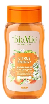 Натуральный гель для душа с эфирными маслами апельсина и бергамота Citrus Energy