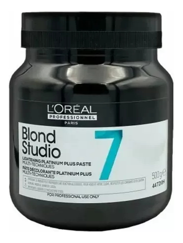 Обесцвечивающая паста до 7 уровней осветления Blond Studio Lightening Platinium Plus 500г обесцвечивающая пудра до 9 уровней осветления blond studio lightening powder 500г