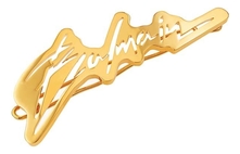 Balmain Hair Couture Заколка-слайд для волос Slide Signature Logo