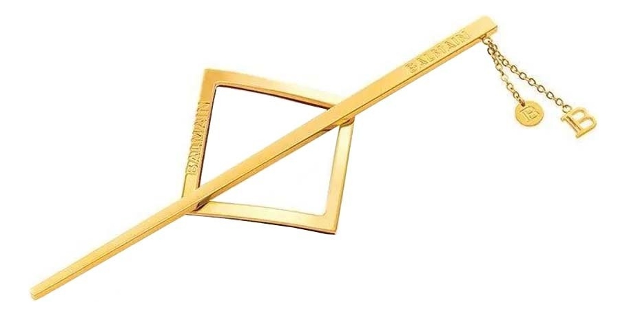 Заколка-ромб со шпилькой золотая Barrette Pour Cheveux Jewelery Gold цена и фото