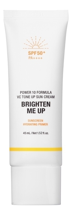 Солнцезащитный крем с эффектом сияния Power 10 Formula VC Tone Up Sun Cream SPF50+ PA++++ 45мл