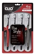CLIO Набор зубных щеток The Style Black Touch Perfect Fine Toothbrush 4шт