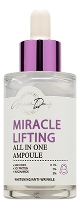 Лифтинг-сыворотка для лица с бакучиолом Miracle Lifting All In One Ampoule 50мл