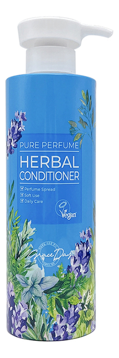 Парфюмерный кондиционер для волос с травяным ароматом Pure Perfume Herbal Conditioner 500мл