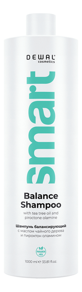 Шампунь балансирующий с маслом чайного дерева и пироктон оламином Cosmetics Smart Balance Shampoo: Шампунь 1000мл