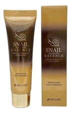 3W CLINIC Эссенция для лица с муцином улитки Whitening Anti-Wrinkle Snail All-In-One Essence 60мл