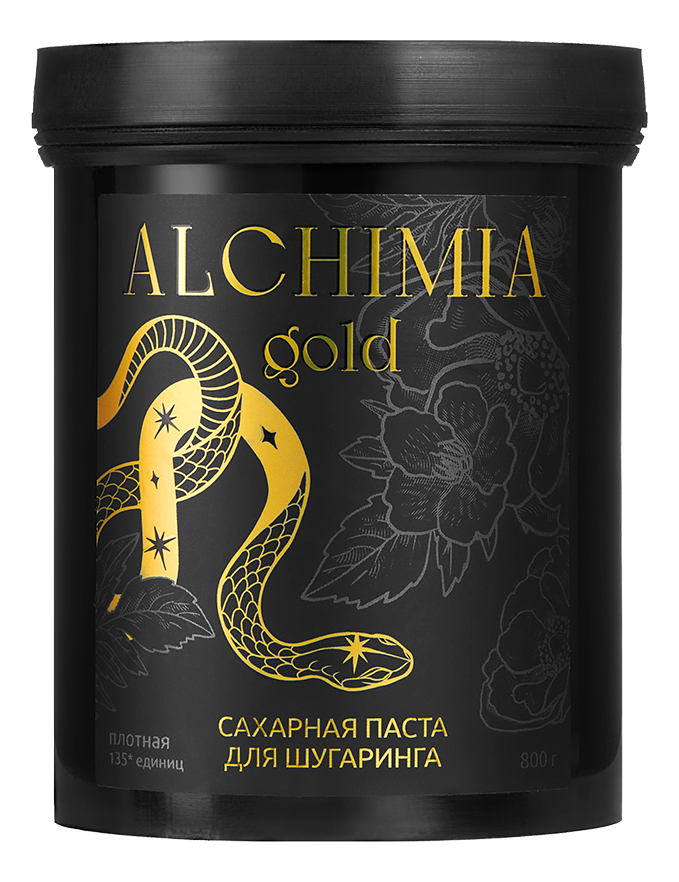 Сахарная паста для шугаринга плотная Alchimia 800г: Gold