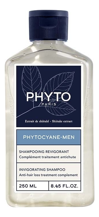 Укрепляющий шампунь для волос Phytocyane-Men Shampoing Revigorant 250мл phytosolba phytocyane шампунь укрепляющий 250мл