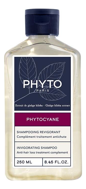 Укрепляющий шампунь для волос Phytocyane Shampooing Revigorant 250мл