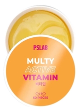 Pretty Skin Тонизирующие гидрогелевые патчи для области вокруг глаз PS.LAB Multy Active Vitamin 60шт